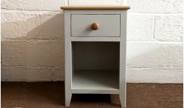 Moreland Painted with Oak Bedside Moreland Painted with Oak Bedside